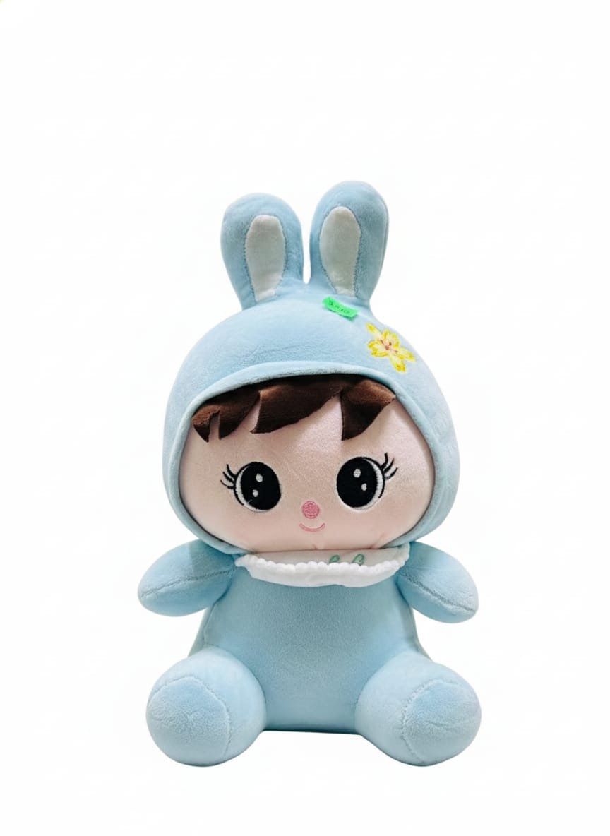 Cute Bunny Costume Baby Doll Plush Toy Cute Bunny Costume Baby Doll Plush Toy - Image 1