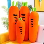 Carrot Shaped Soft Toy Huggable Plush Long Pillow